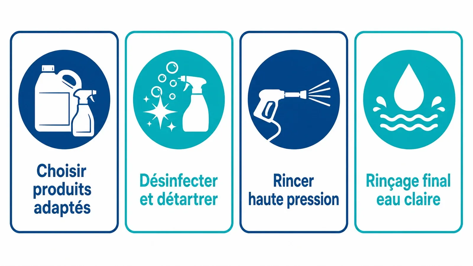Quatre étapes concrètes pour nettoyer une piscine vide sans résidus.